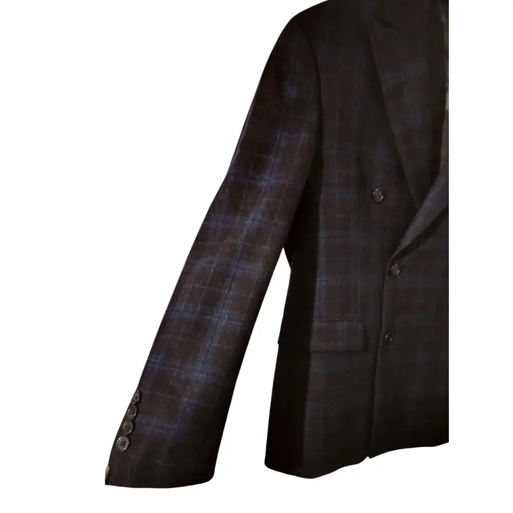 M1251) Lauren Ralph Lauren Wool Blend Double Breasted Smart Casual Jacket 36S